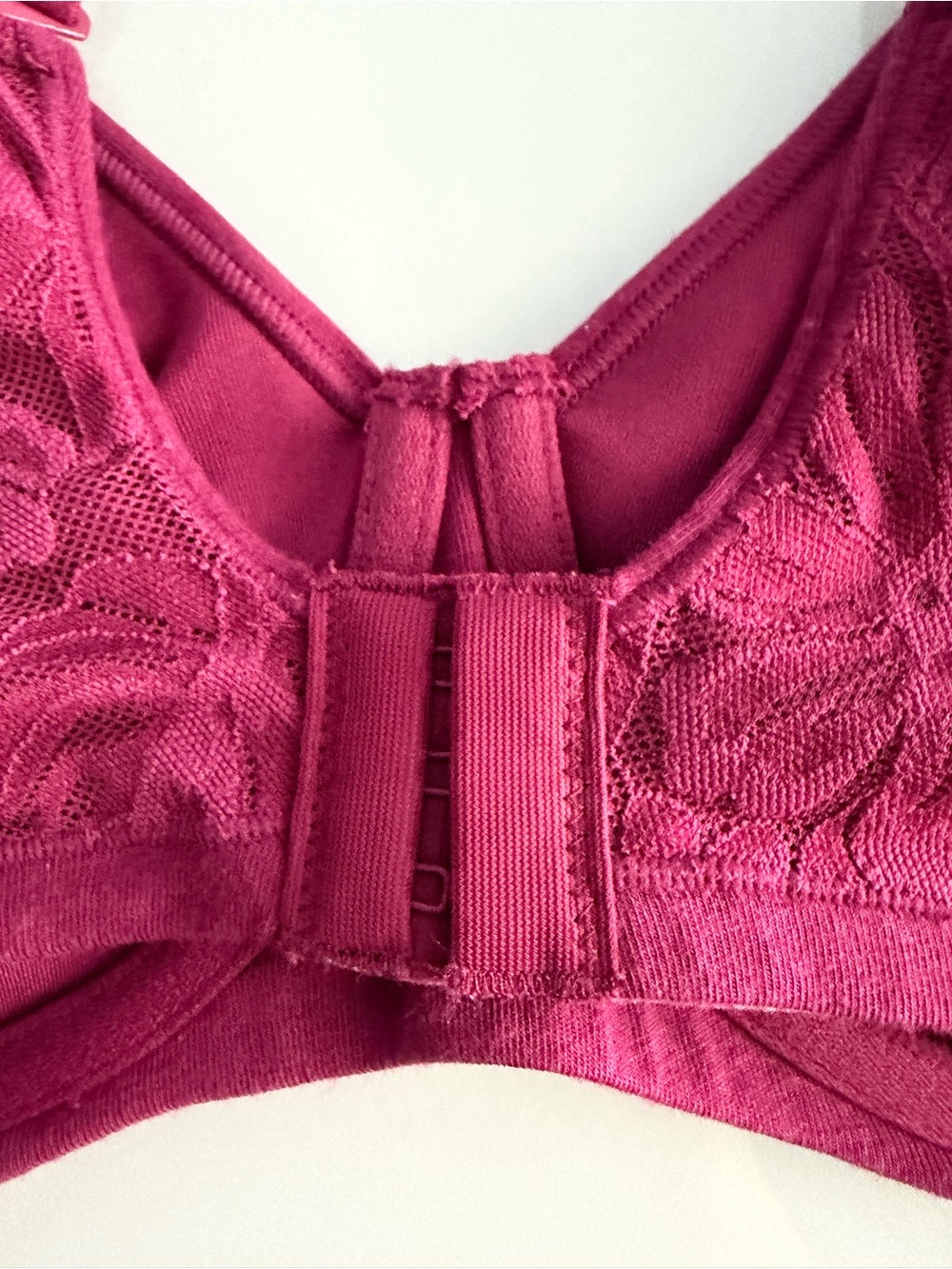 Bali Women's Red Breathe Lace Underwire Bra DF7590 Size 36D - Picture 8 of 10